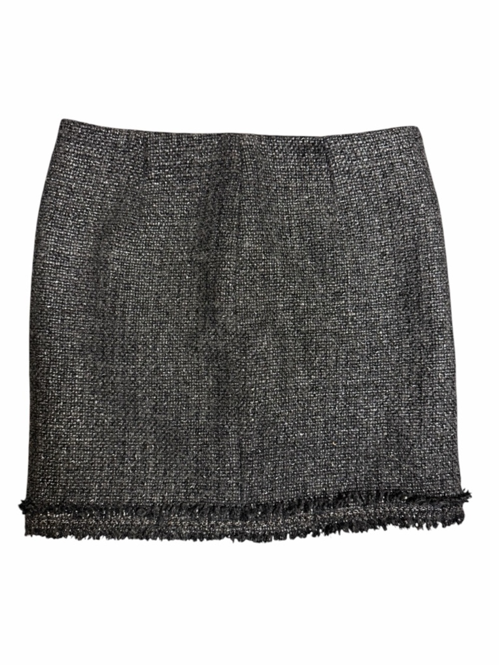 ZARA Metallic Wool Blend Bouclé Tweed Mini Skirt • Dark Academia Grunge M - Picture 2 of 8